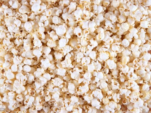 Fresh popcorn background