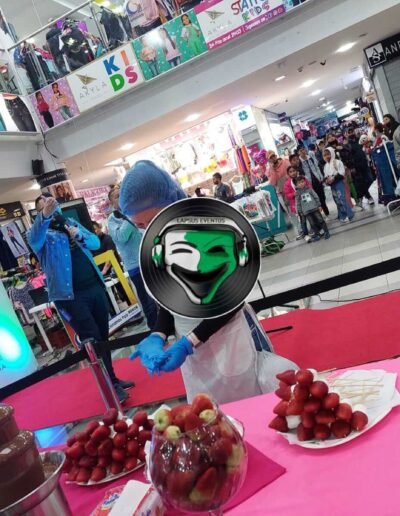 Fuente de chocolate para eventos en Bogotá