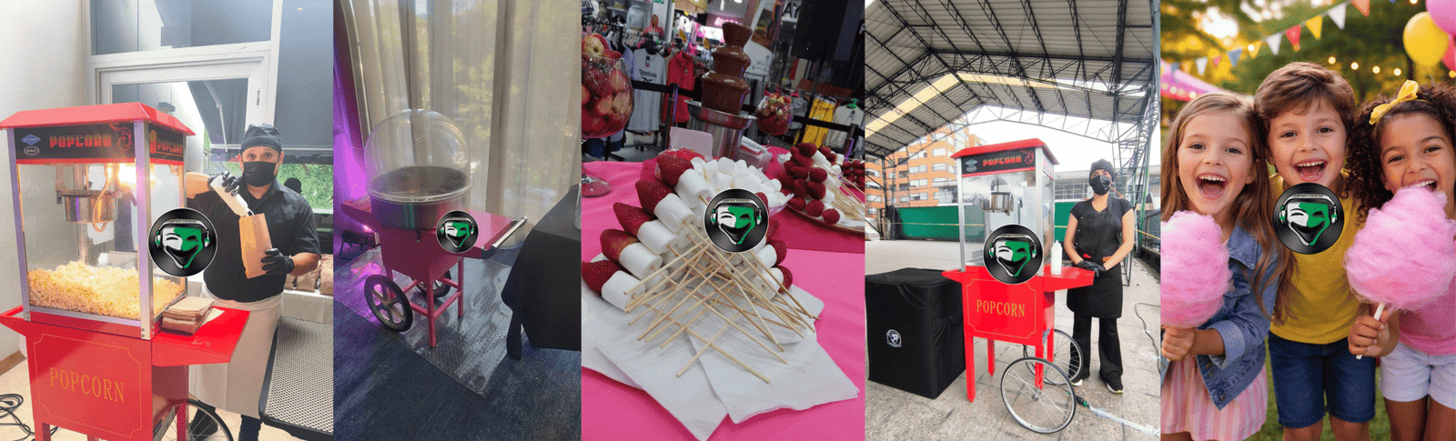 Maquinas de alimentos para eventos